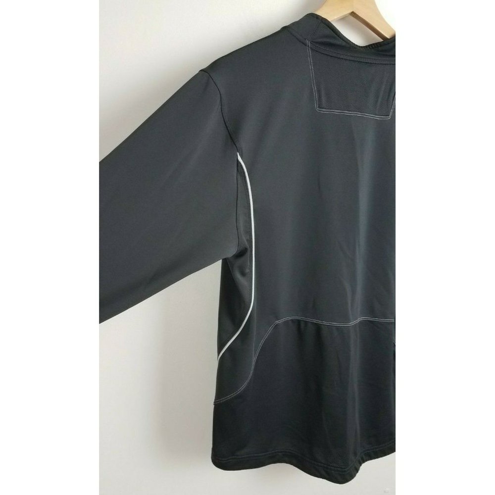 Nike Boy's XL 1/4 Zip Steel Grey Dri-Fit Running Long Sleeve Shirt Mesh Sides - Picture 7 of 7